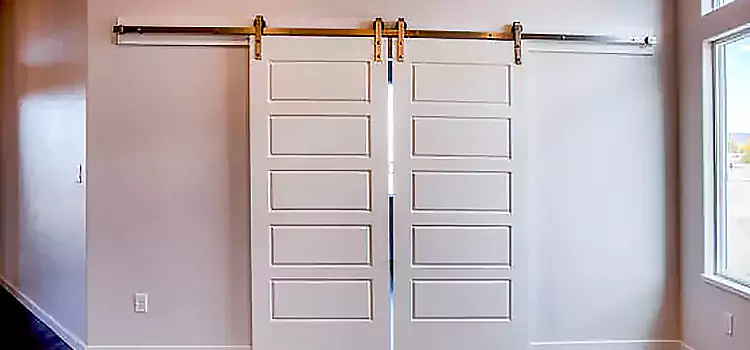 Glass Barn Door with Installation Hardware Kit Seabrook