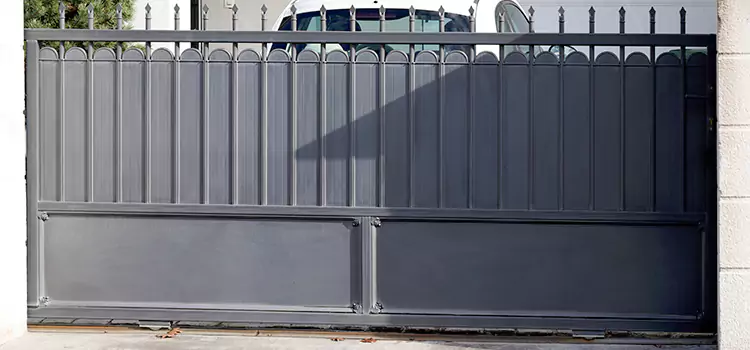 Metal Driveway Gate Installation Seabrook